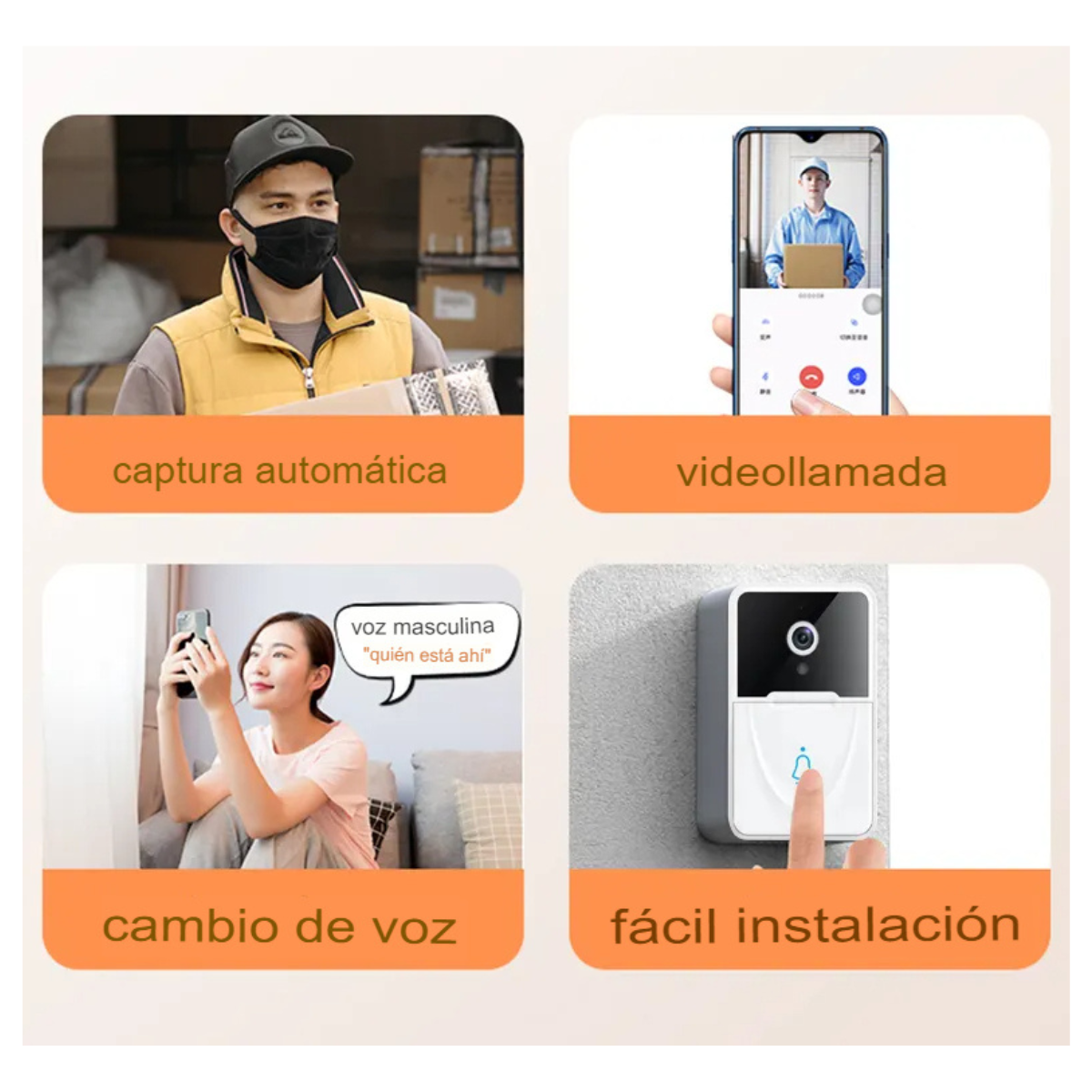 Visor Inteligente de Puertas con Cámara ¡cuida a los tuyos!